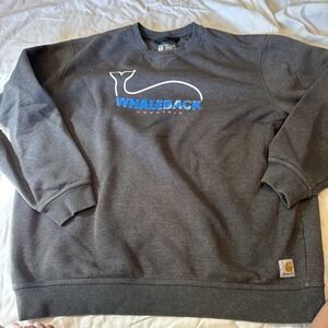 Carhartt Whaleback Mountain Men's XL Loose Fit  Crew Neck Long Sleeve Sweatshirt